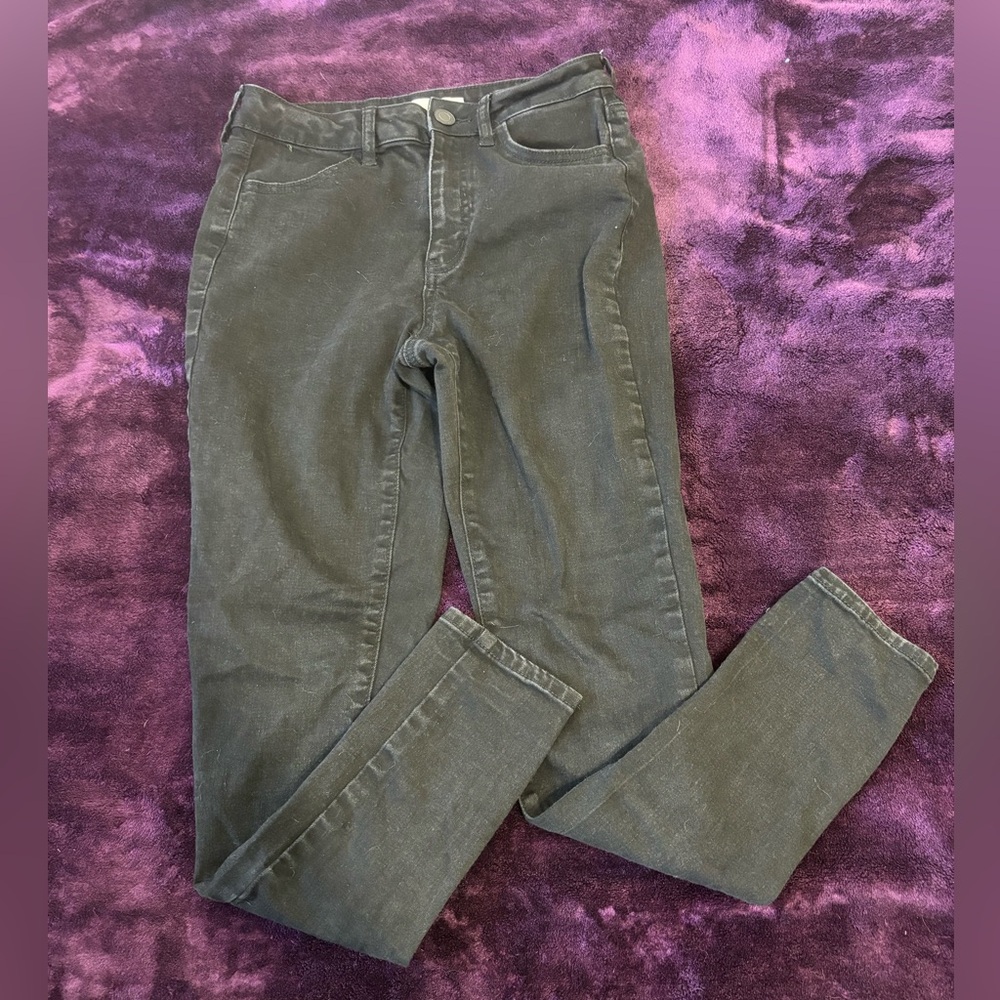 Black high rise Skinny Jeans